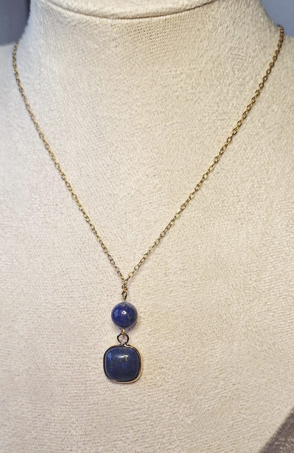 Lapis Lazuli Collier Bleu Royal d’Orient
