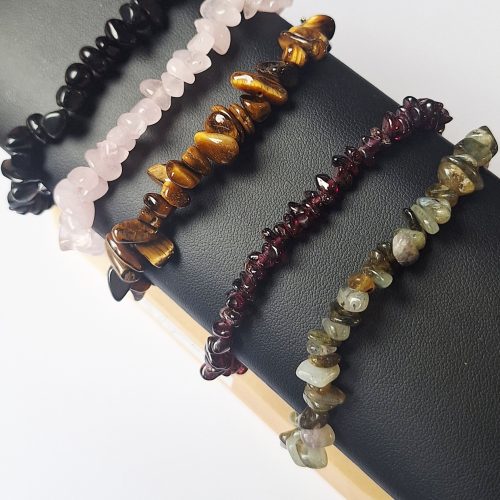 Bracelet Gourmette en Pierre Véritables