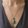 L'Essence du Changement – Collier Malachite