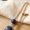 Lapis Lazuli Collier Bleu Royal d’Orient