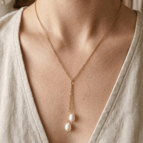 L'Empreinte d'Écume – Collier Perles d'Eau Douce