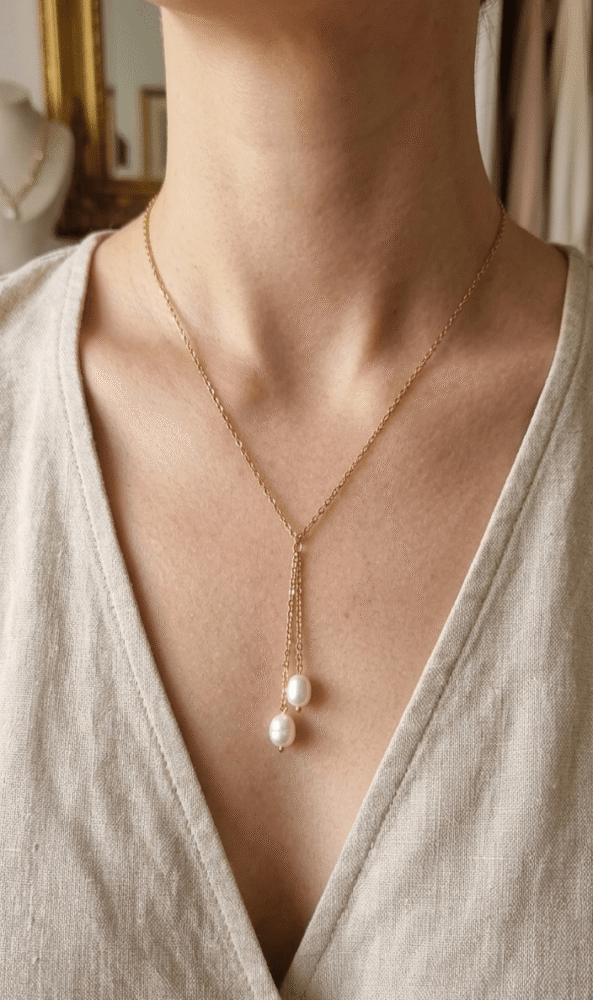L'Empreinte d'Écume – Collier Perles d'Eau Douce