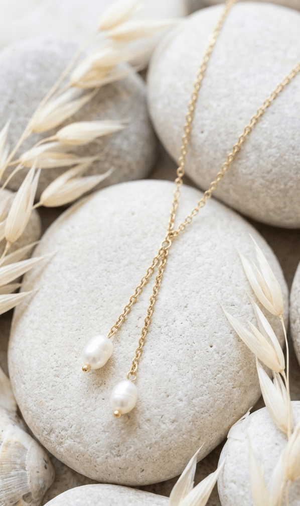 L'Empreinte d'Écume – Collier Perles d'Eau Douce
