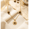 Rayon de Force – Oeil de Tigre & Pendentif Soleil Doré
