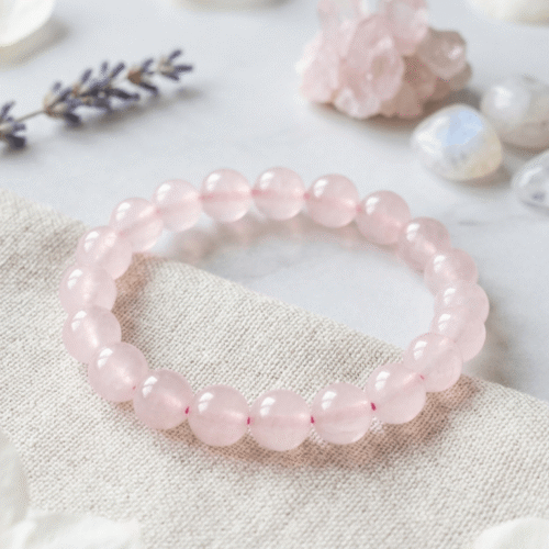 quartz rose Bracelet Quartz Rose - Paix Intérieure & Tendresse