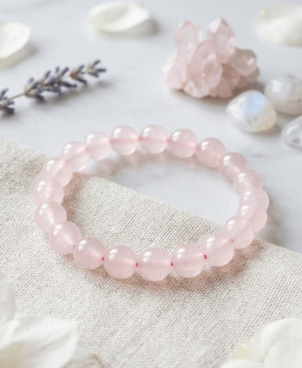 quartz rose Bracelet Quartz Rose - Paix Intérieure & Tendresse