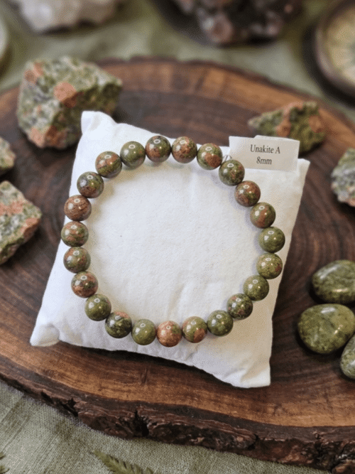Bracelet Unakite - Équilibre, Ancrage & Harmonie