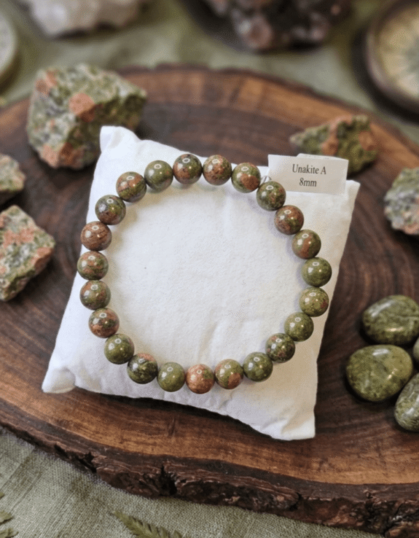 Bracelet Unakite - Équilibre, Ancrage & Harmonie