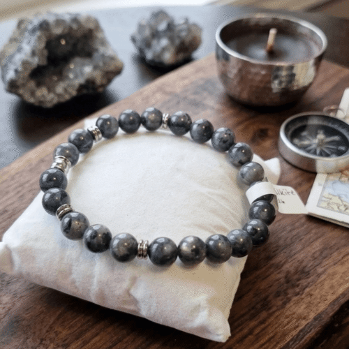 Larvikite Bracelet Larvikite - Haute Protection & Ancrage