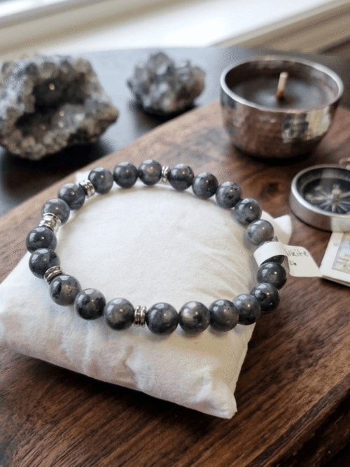 Bracelet Larvikite - Haute Protection & Ancrage
