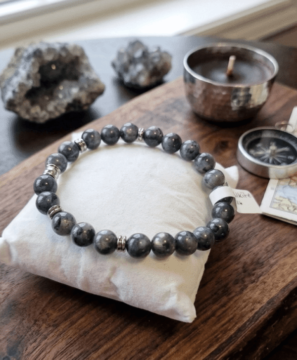 Bracelet Larvikite - Haute Protection & Ancrage