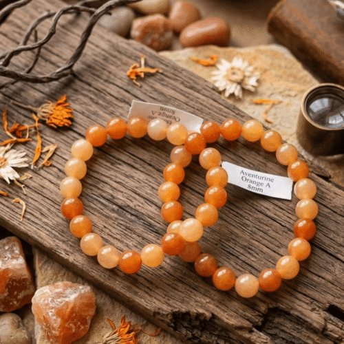 Bracelet Aventurine Orange - Joie & Vitalité