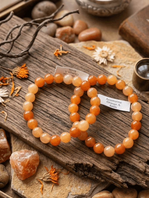 Bracelet Aventurine Orange - Joie & Vitalité