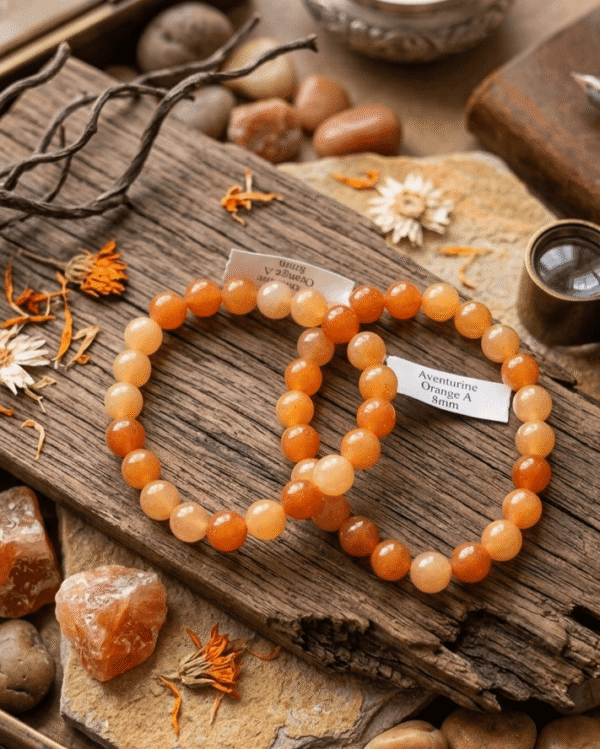 Bracelet Aventurine Orange - Joie & Vitalité