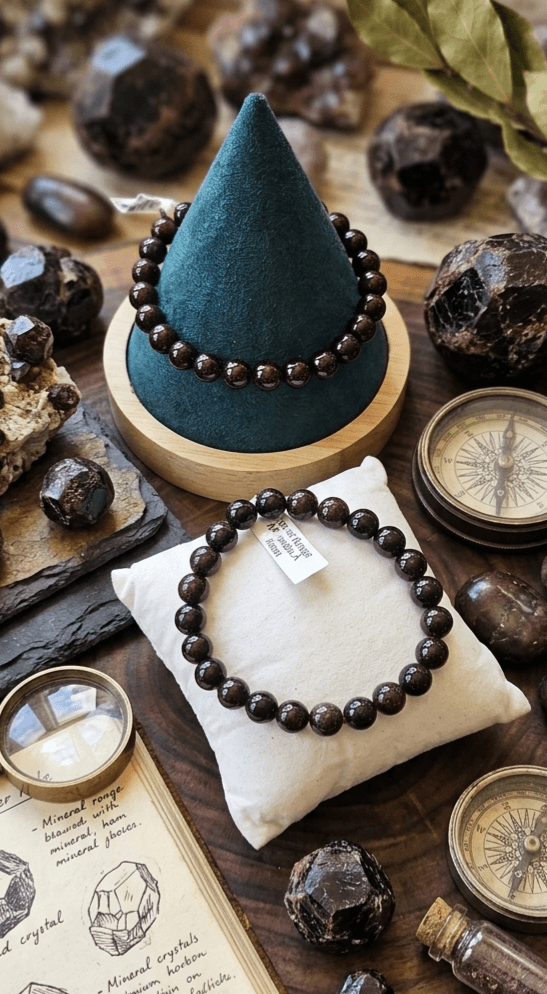 Grenat Rouge Bracelet Grenat - Énergie, Passion & Ancrage