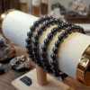 Bracelet Hématite - Ancrage, Bouclier & Vitalité