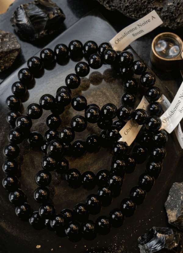 Bracelet Obsidienne Noire - Bouclier Ultime & Ancrage