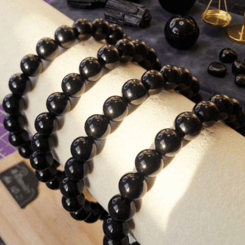 Bracelet Obsidienne Noire - Bouclier Ultime & Ancrage