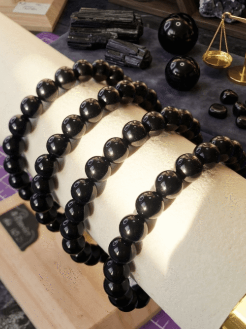 Bracelet Obsidienne Noire - Bouclier Ultime & Ancrage