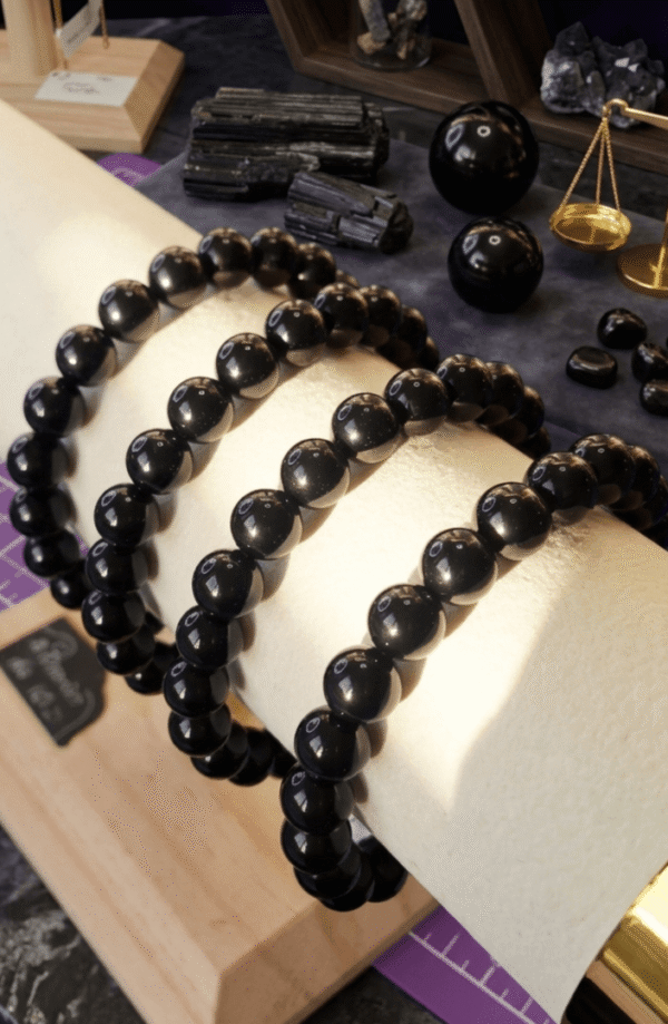 Bracelet Obsidienne Noire - Bouclier Ultime & Ancrage