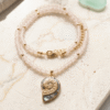 quartz rose Collier Écume d'Amour – Quartz Rose