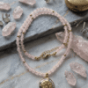 quartz rose Collier Écume d'Amour – Quartz Rose