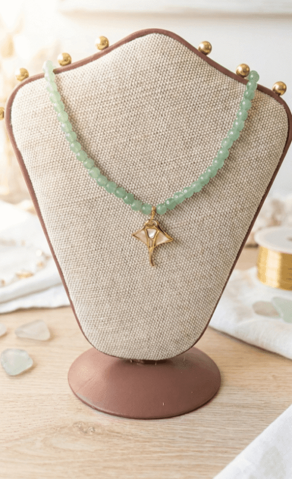 Aventurine Collier l'Appel du Grand Bleu – Douceur d'Aventurine