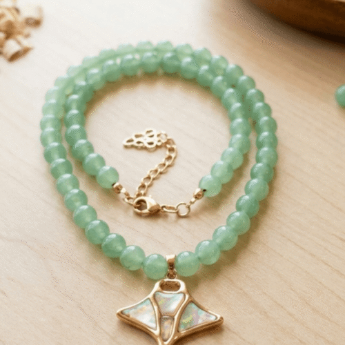 Aventurine Collier l'Appel du Grand Bleu – Douceur d'Aventurine