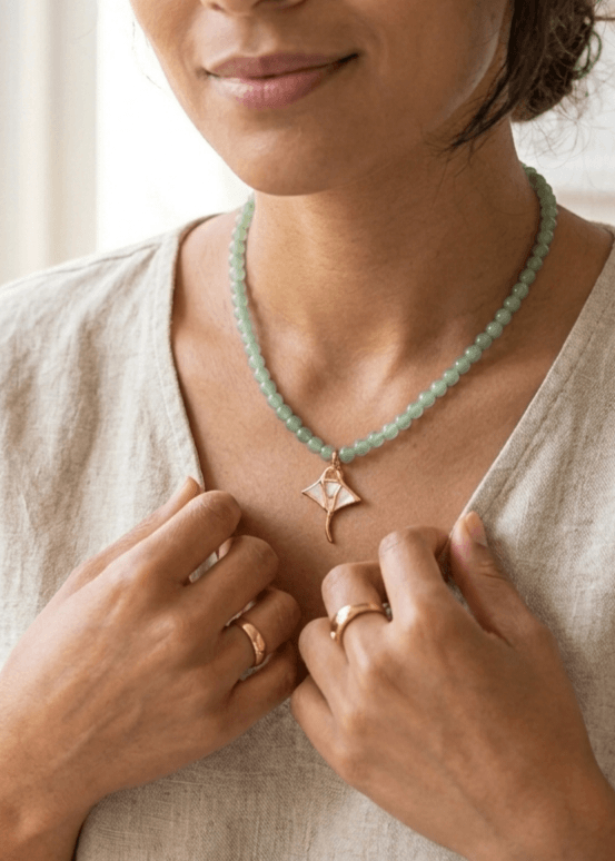 Aventurine Collier l'Appel du Grand Bleu – Douceur d'Aventurine