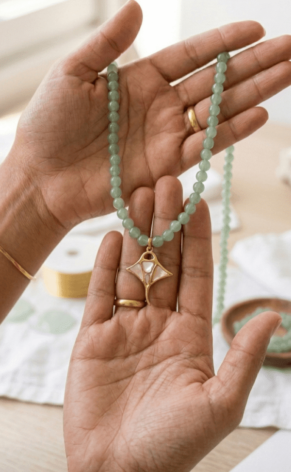 Aventurine Collier l'Appel du Grand Bleu – Douceur d'Aventurine