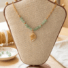Aventurine Collier Dolce Vita – Douceur Bohème en Aventurine Verte