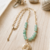 Aventurine Collier Dolce Vita – Douceur Bohème en Aventurine Verte