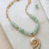 Aventurine Collier Dolce Vita – Douceur Bohème en Aventurine Verte