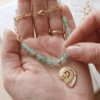 Aventurine Collier Dolce Vita – Douceur Bohème en Aventurine Verte