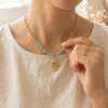 Aventurine Collier Dolce Vita – Douceur Bohème en Aventurine Verte
