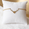 Bracelet Fin aux Courbes de Cerf
