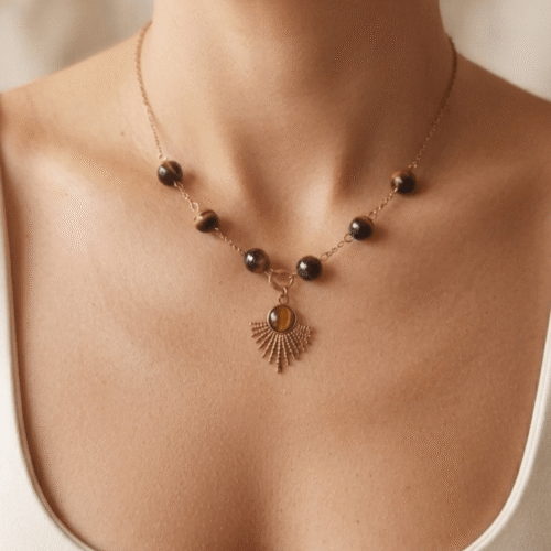 Collier "Rayonnement Sauvage" – L'allié de votre confiance