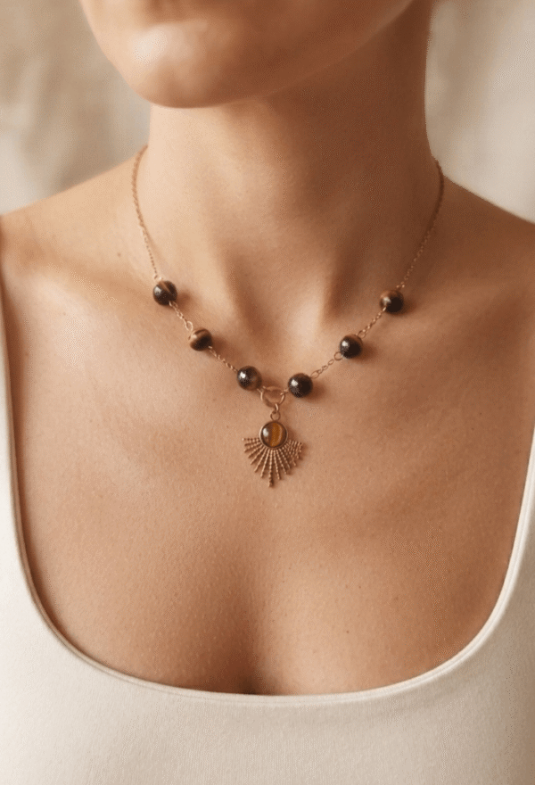 Collier "Rayonnement Sauvage" – L'allié de votre confiance