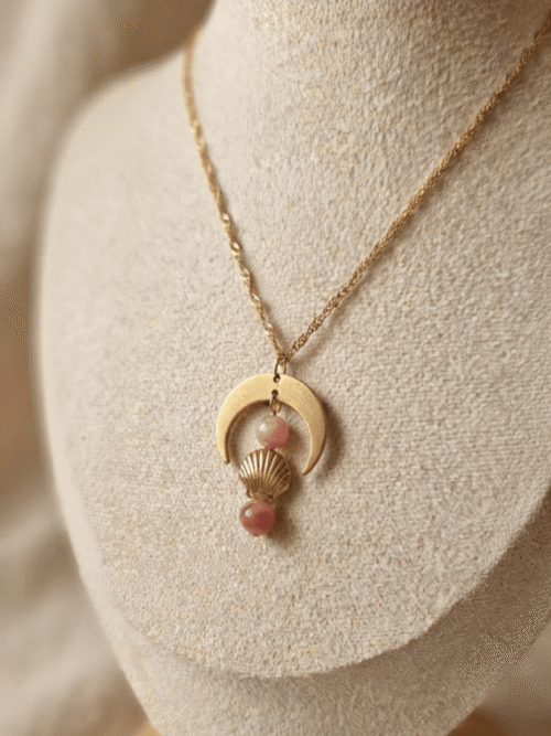 Collier "Astre Marin" – Demi-Lune.