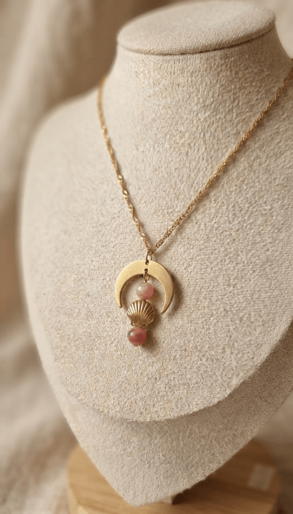 Collier "Astre Marin" – Demi-Lune.