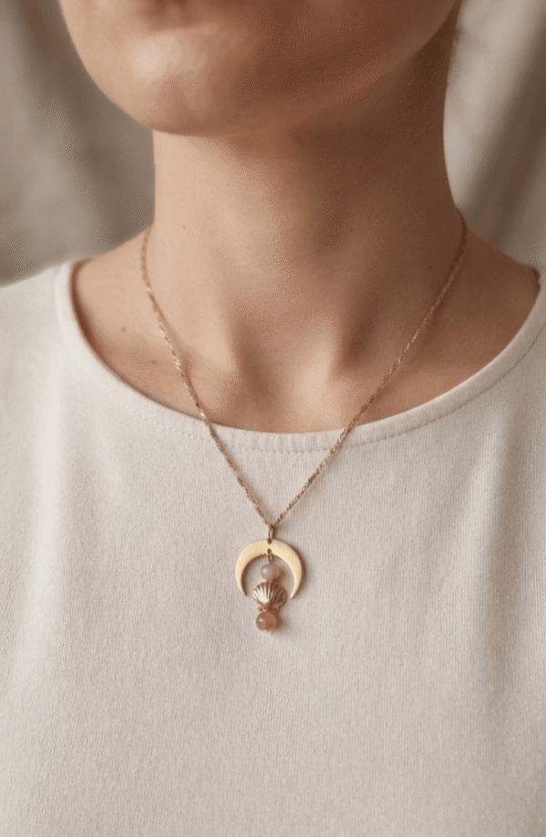 Collier "Astre Marin" – Demi-Lune.