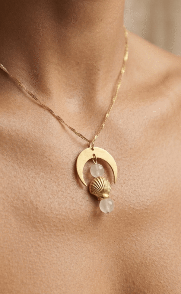 Collier "Astre Marin" – Demi-Lune.
