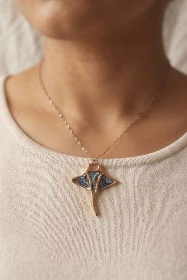 Raie Manta Collier Raie Manta Éclat des Océans