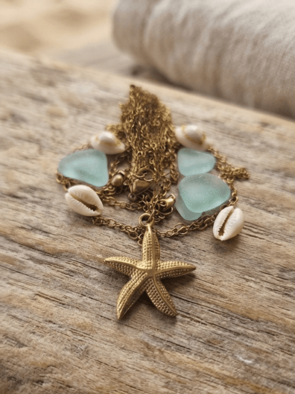 Étoile Collier Étoile Texturée