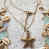 Étoile Collier Étoile Texturée