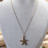 Étoile Collier Étoile Texturée