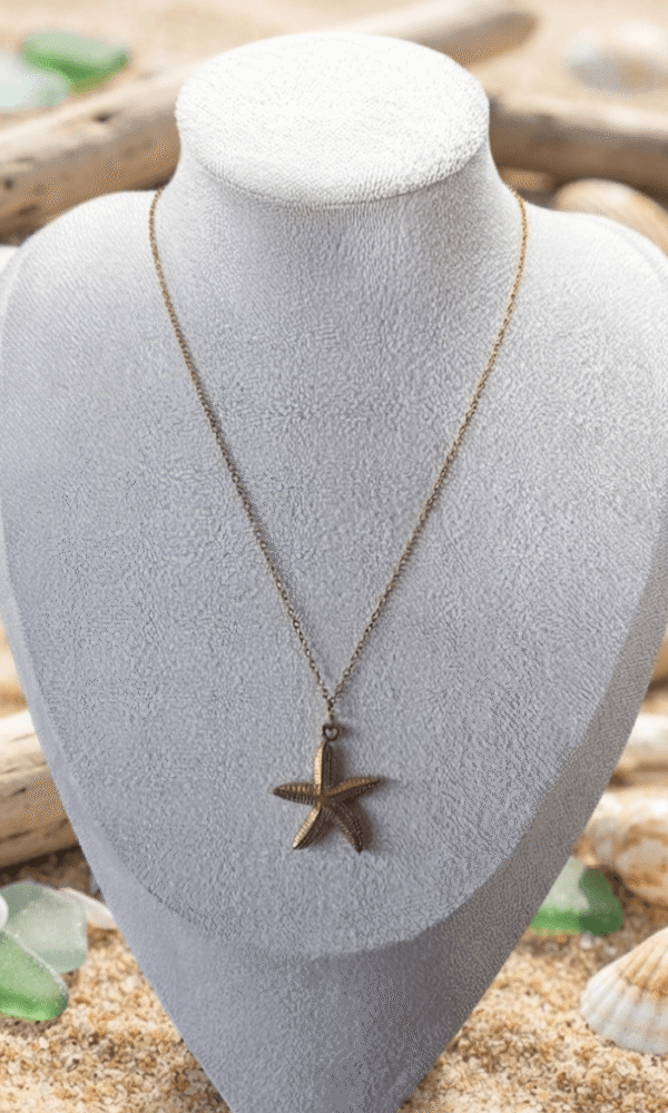 Étoile Collier Étoile Texturée
