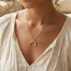 lune Collier Croissant de Lune