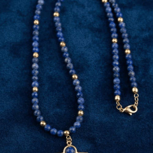 Collier Nuit Étoilée de Lapis-Lazuli