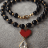 Onyx Collier Éclipse Amoureuse